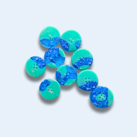 Knappar 25 mm [hav, styckvis]