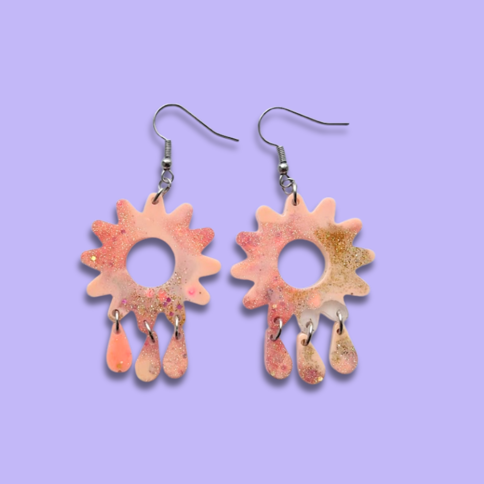 Örhängen [extra allt peach]