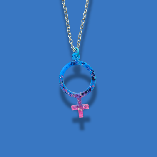 Halsband kvinnotecken [skumt]