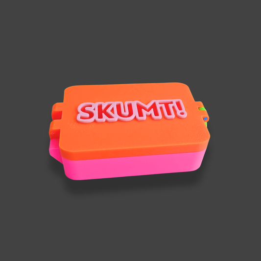 Tvålbox [neonrosa/orange]