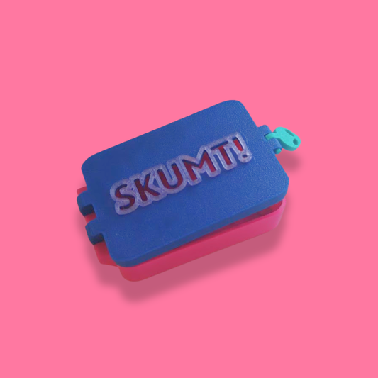 Tvålbox [rosa/mörkblå]