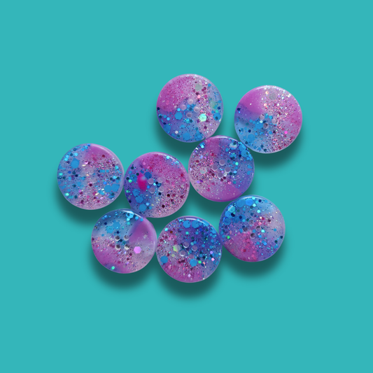 Knappar 25 mm [lilablå dröm]