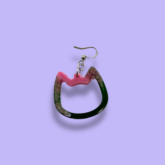 Örhänge [kattsiluett #2]