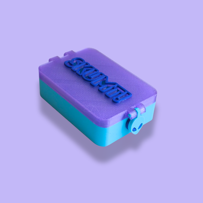 Tvålbox [turkos/lila]