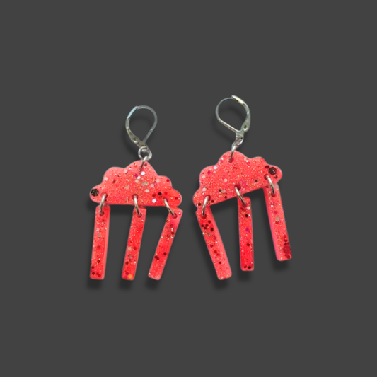 Örhängen [rött regn]