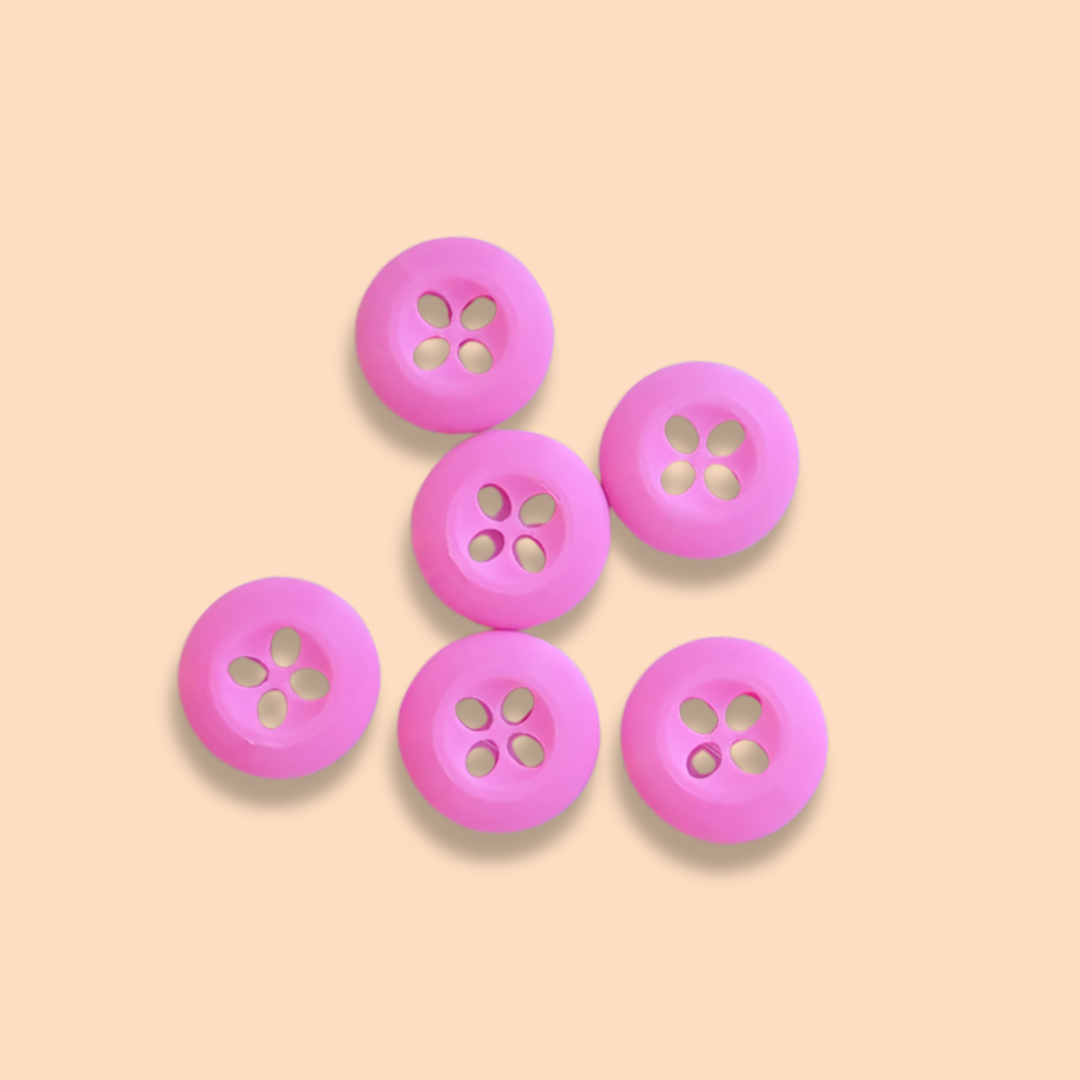 Knappar 20 mm [tuggummirosa, styckvis]