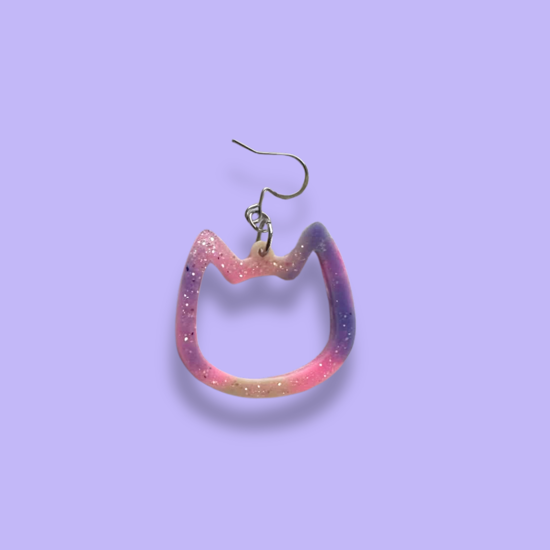 Örhänge [kattsiluett]