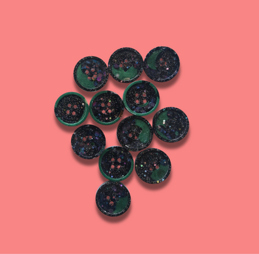 Knappar 20 mm [dunkel, styckvis]