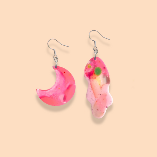 Earrings [wavelengths, set]