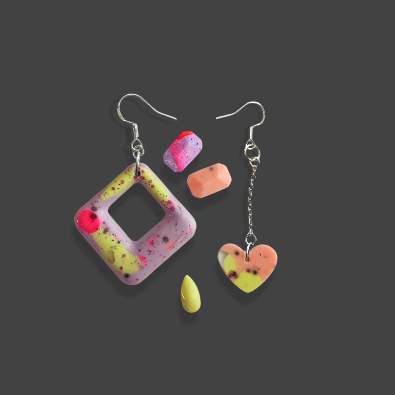 Earrings [80s coziness, set]