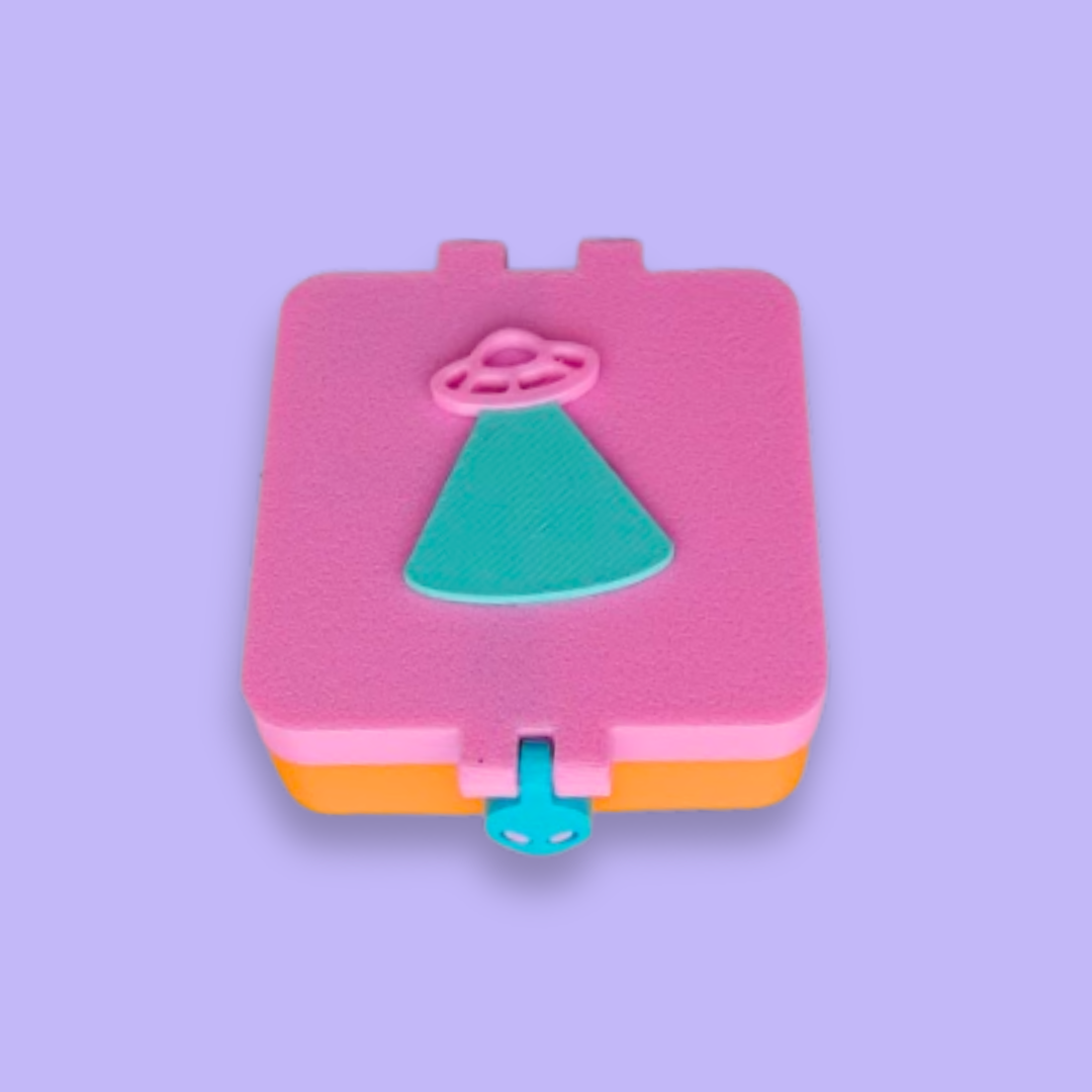 Prylbox med tillbehör [orange/rosa]