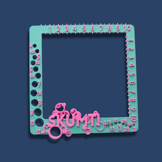 Stickmått [mint/rosa]