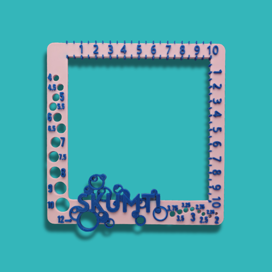 Stickmått [ljusrosa/blå]