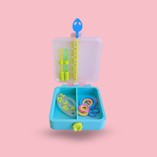 Prylbox [ljusrosa/turkos]