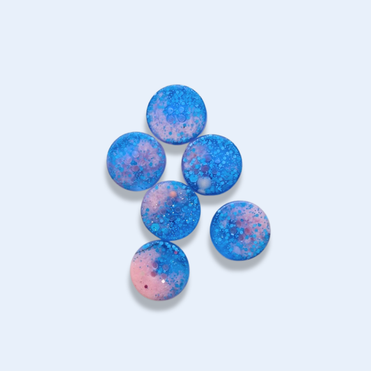 Knappar 20 mm [matta skumma, 6 st]