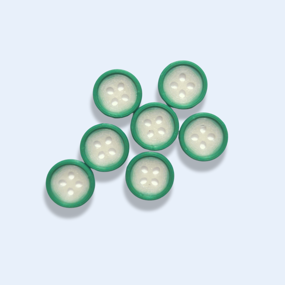 Knappar 17 mm [färgskiftande rosa + grön]