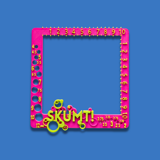 Stickmått [cerise/lime]