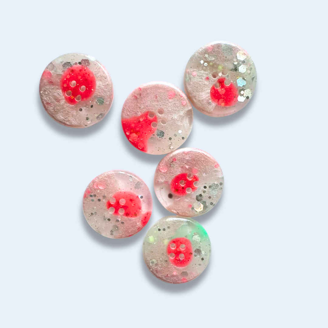 Knappar 25 mm [nagellack, 6 st]