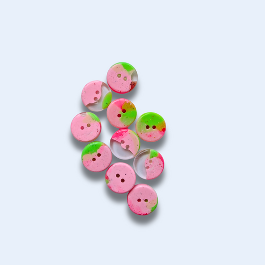 Knappar 12 mm [vårlängtan, 10 st]