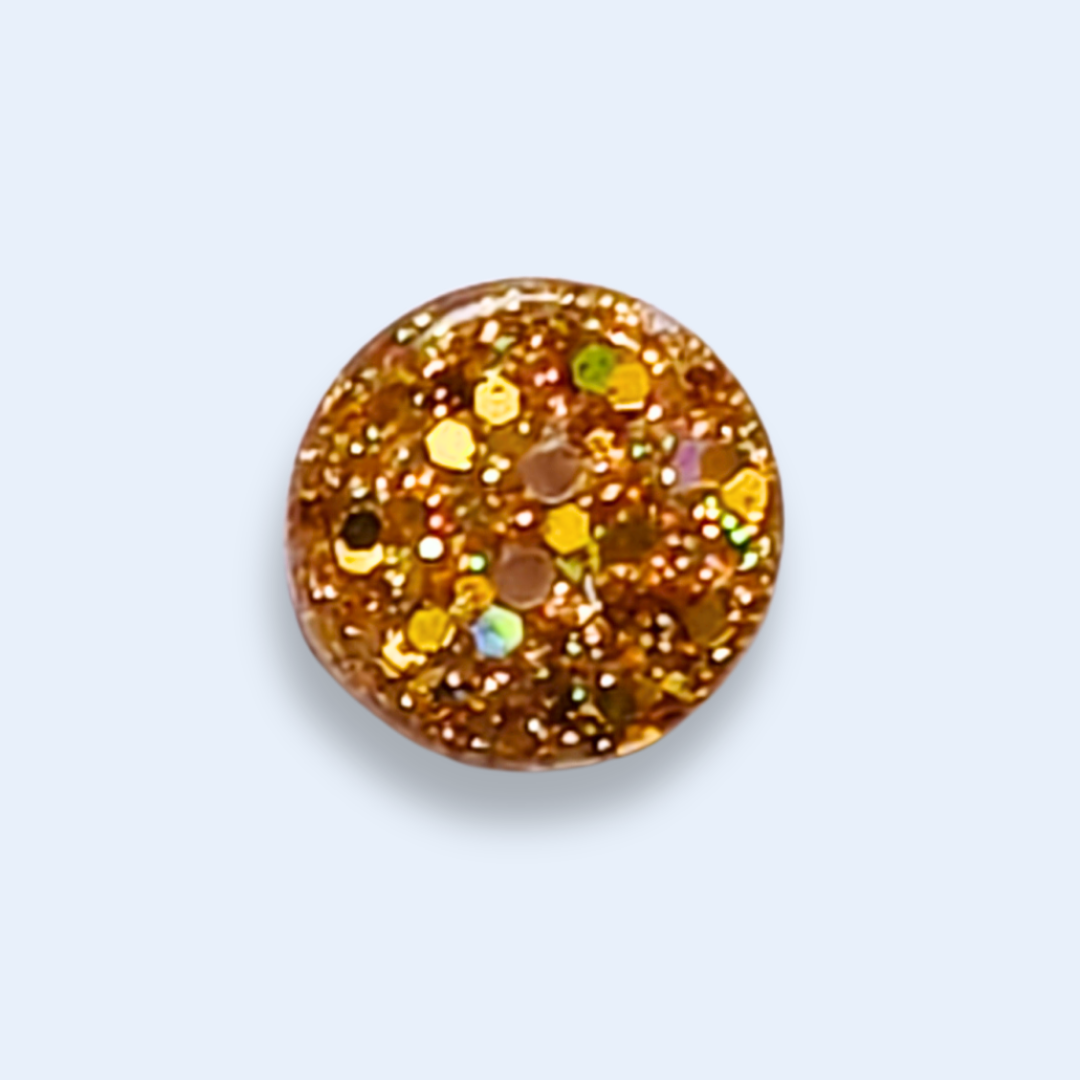Knappar 12 mm [guld, 13 st]