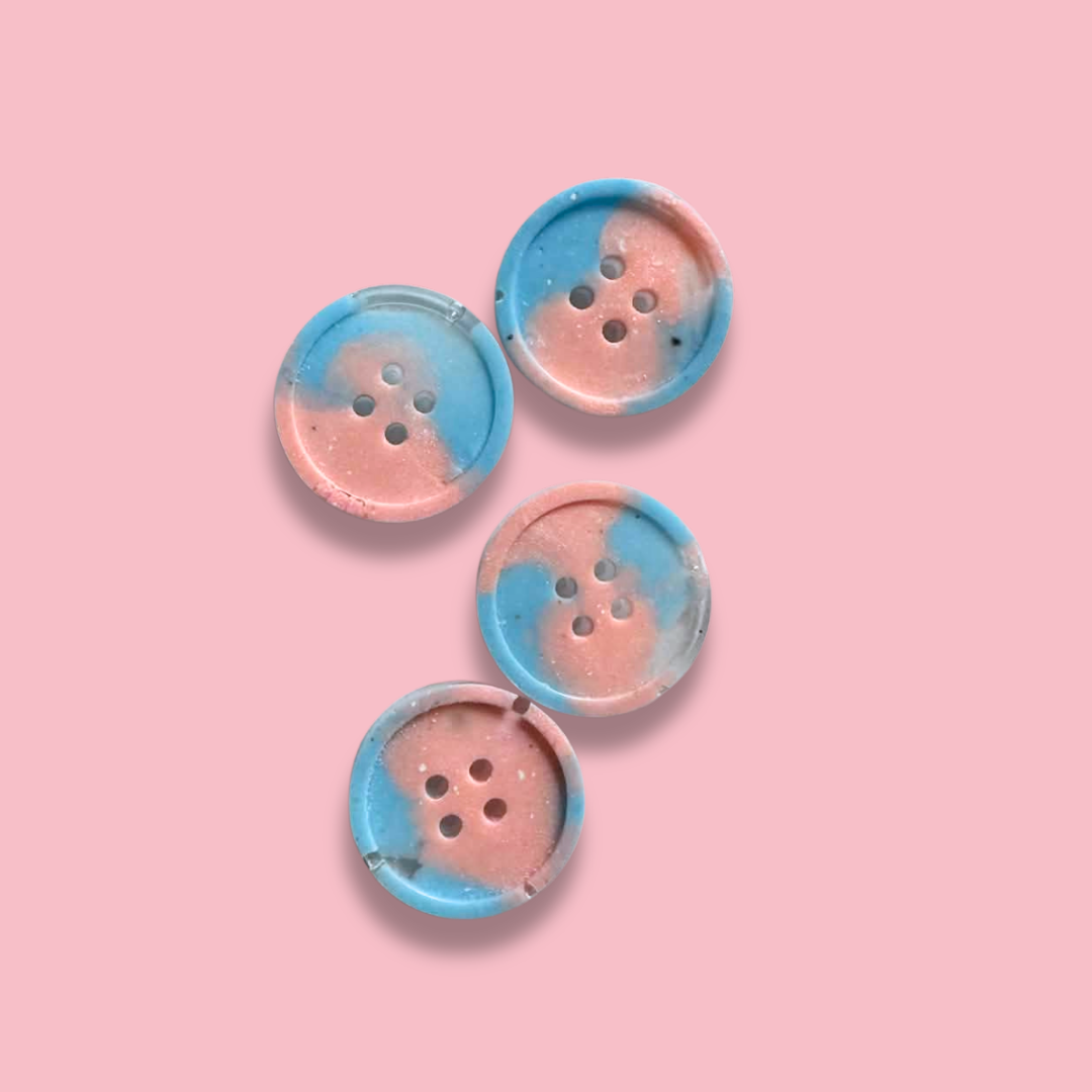 Knappar 20 mm [pastell, 4 st]