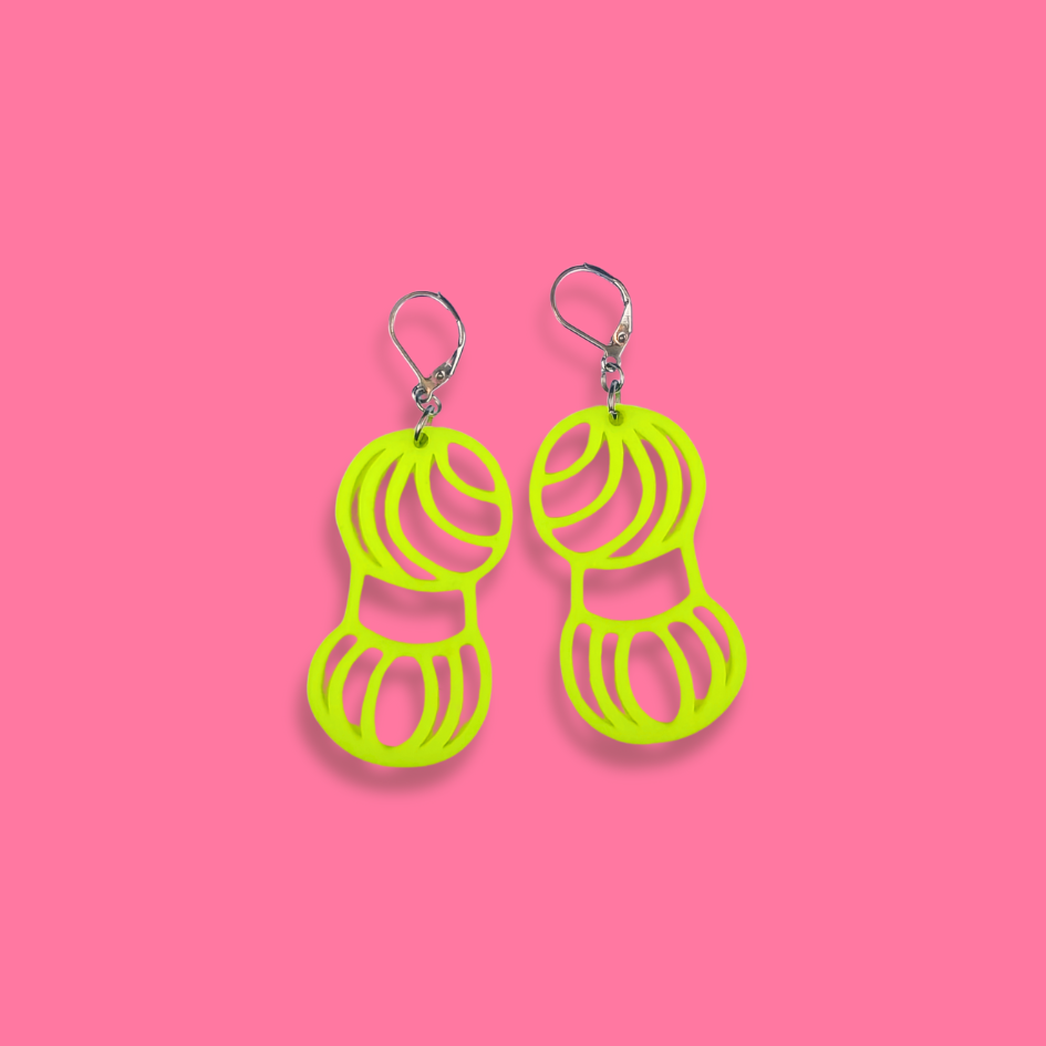 Örhängen [gula nystan]