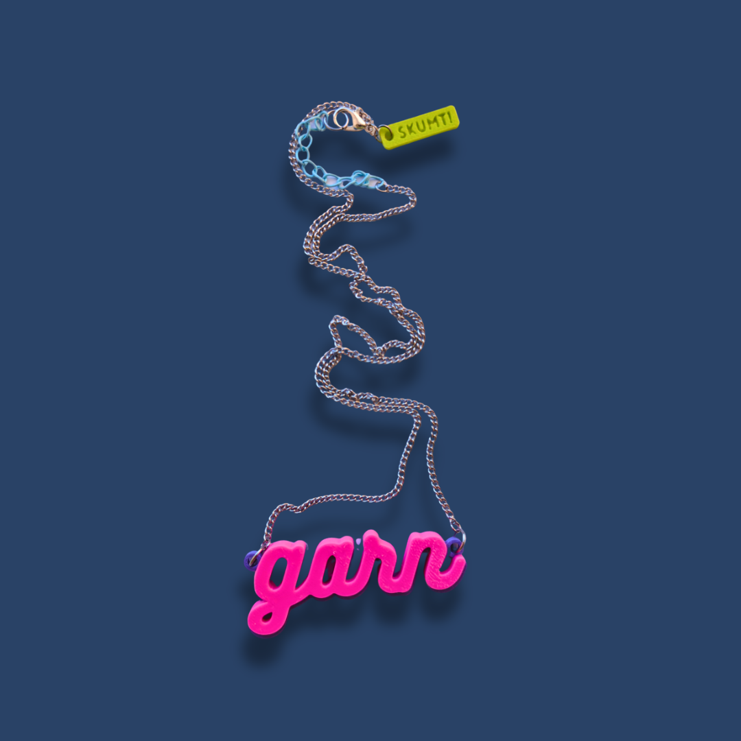 Halsband GARN [rosa/lila]