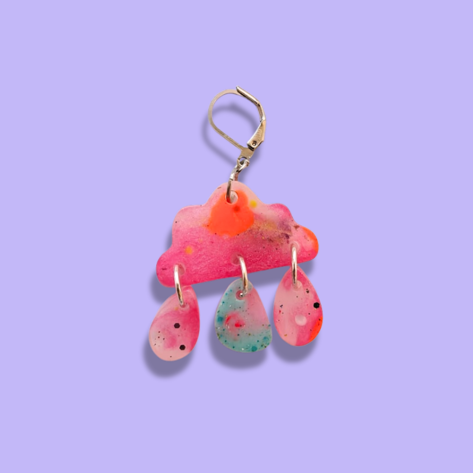 Örhänge [röd storm]