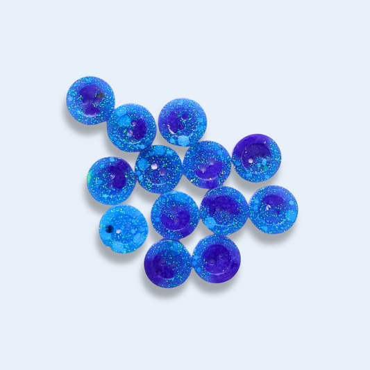 Knappar 12 mm [blå/lila, styckvis]