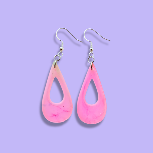 Örhängen [rosa droppar]