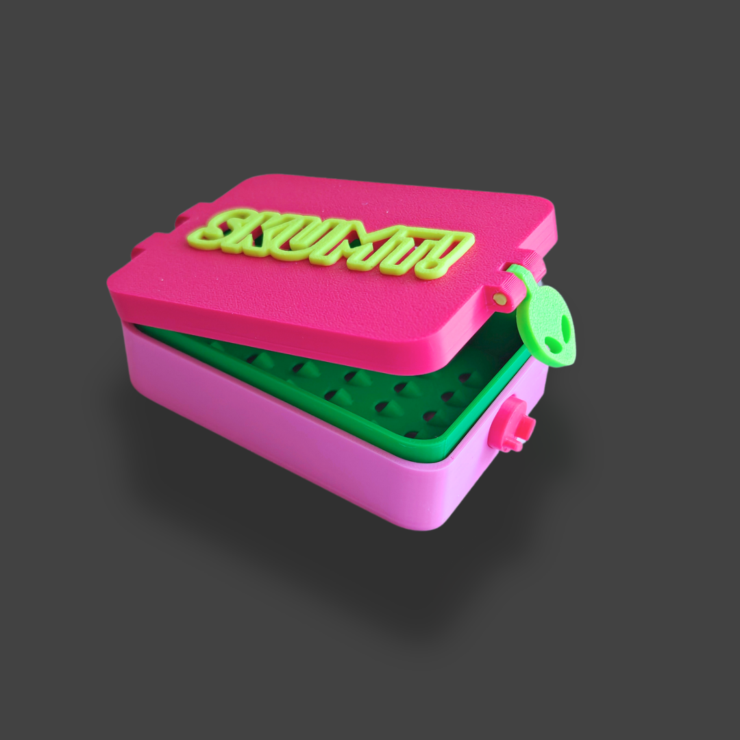 Tvålbox [två nyanser av rosa]