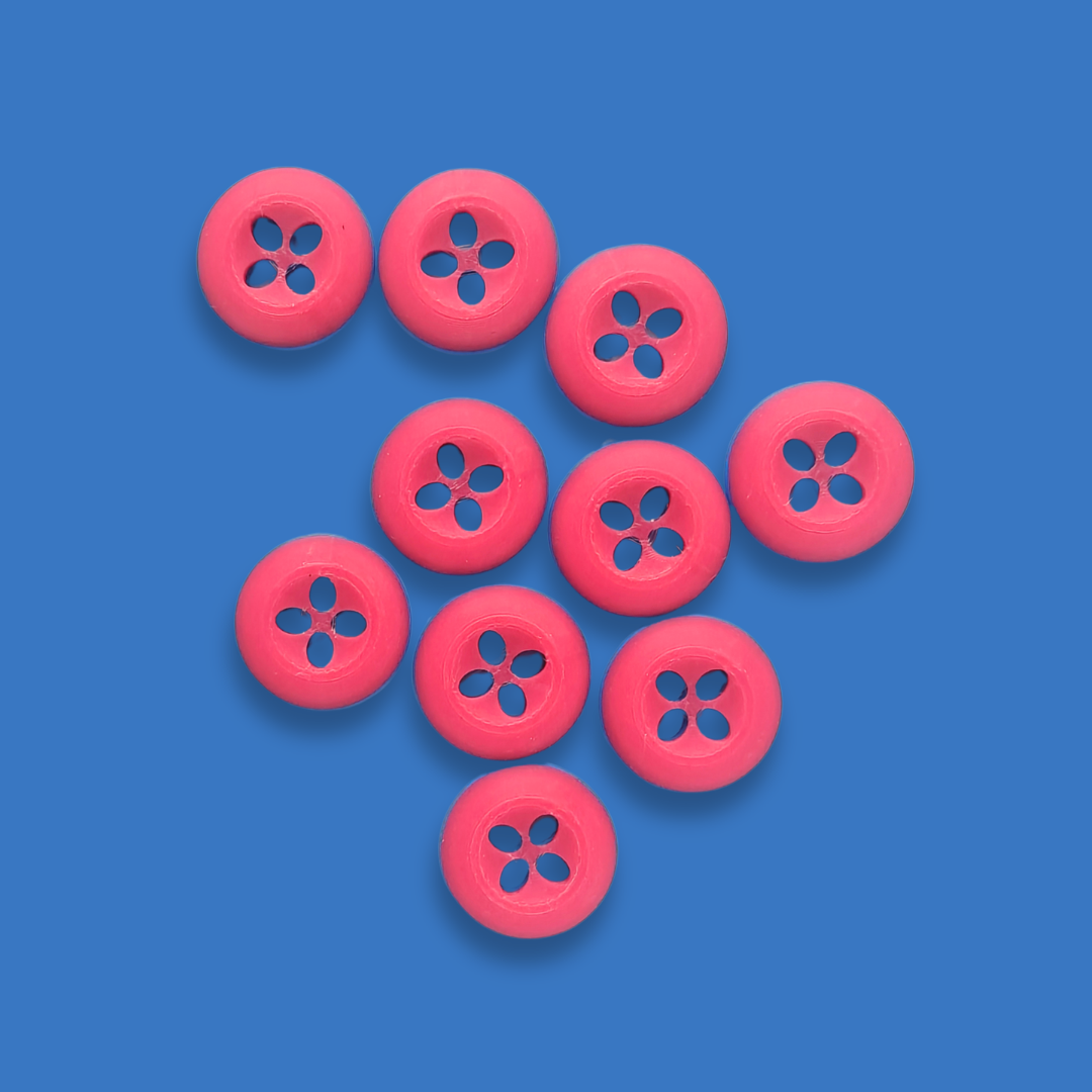 Knappar 20 mm [dubbelsidiga rosa/blå, styckvis]