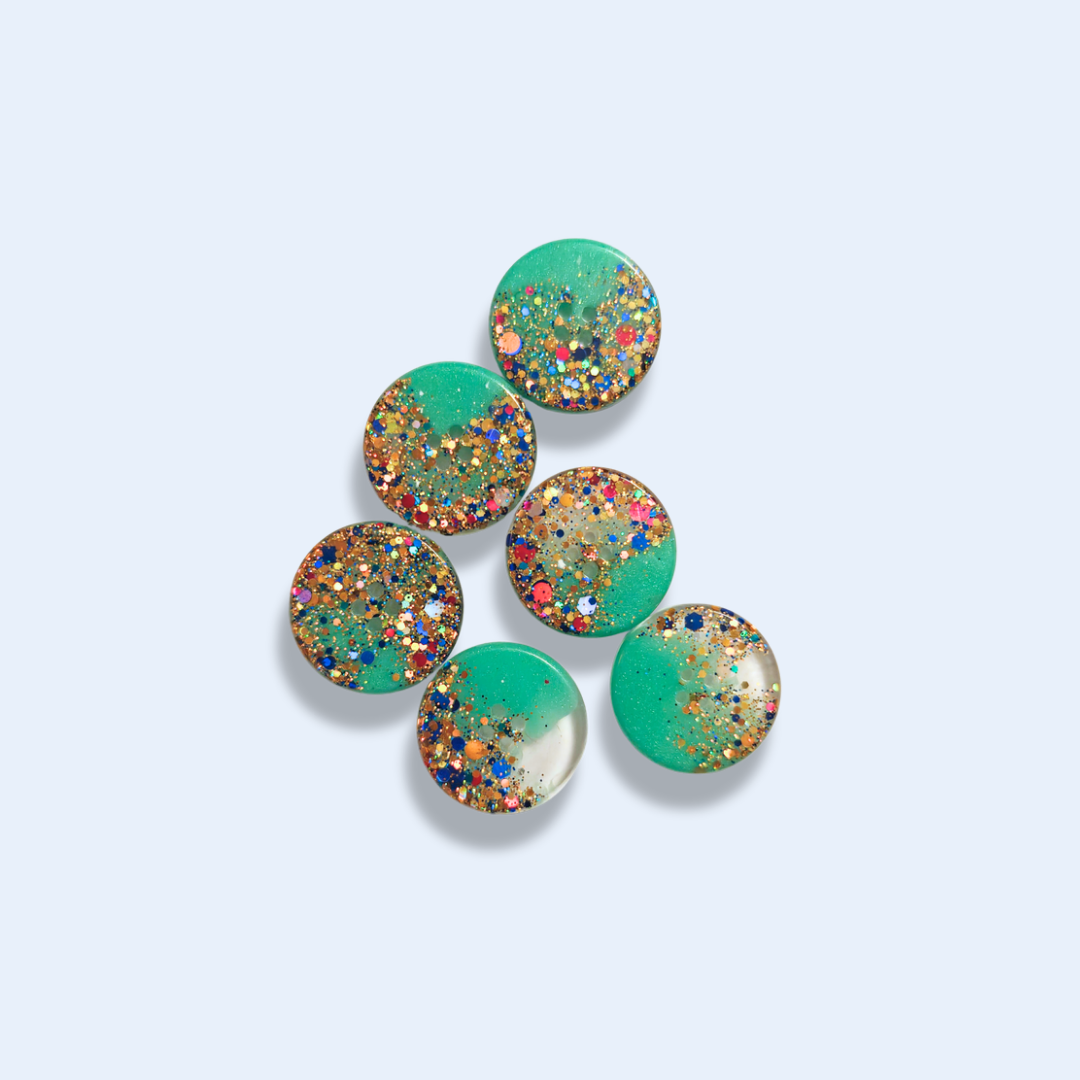 Knappar 25 mm [högtid, 6 st]