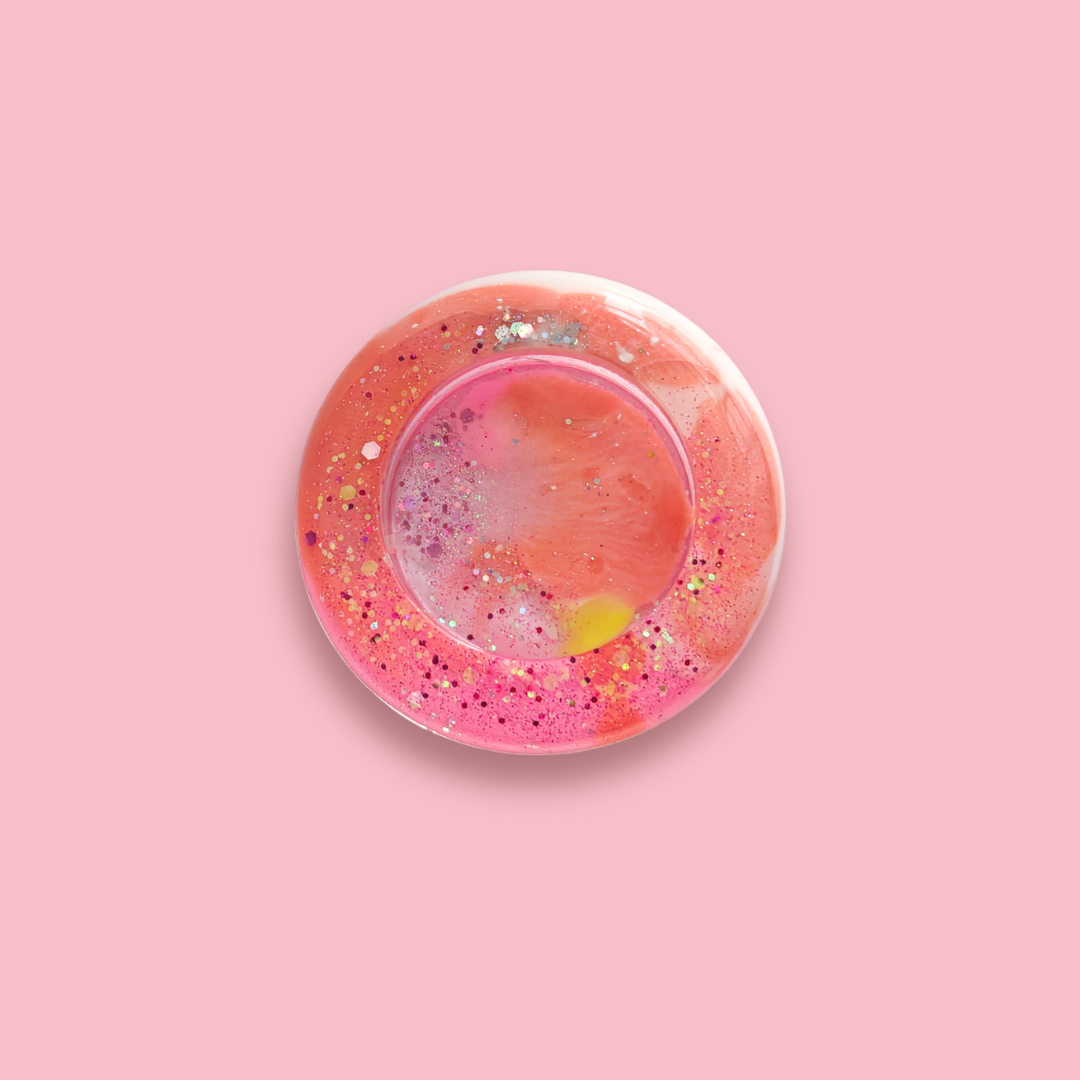 Kopp för disktvål [rosa med mera]