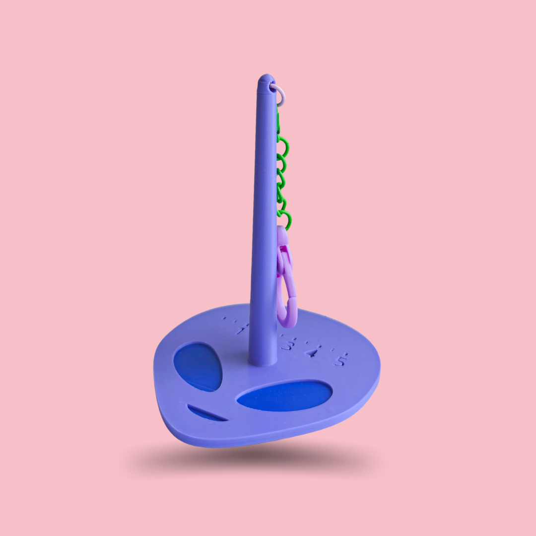 Garnhållare [lila/blå]