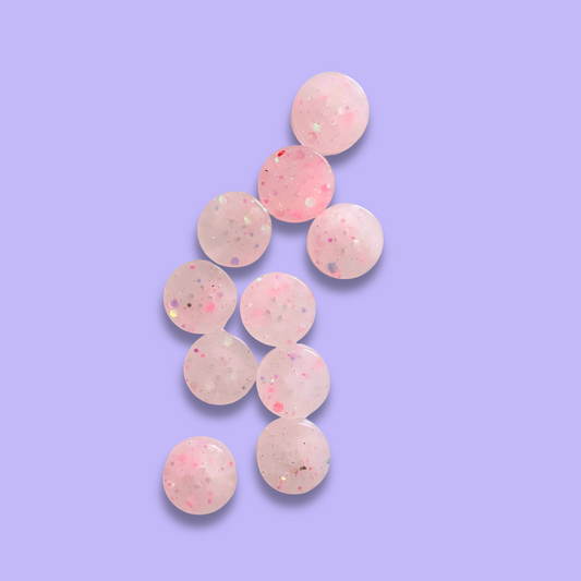 Knappar 20 mm [milky glitter]