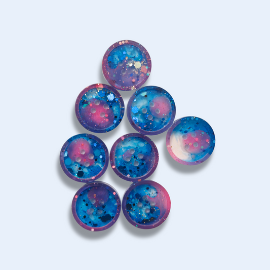 Knappar 20 mm [galax, 8 st]
