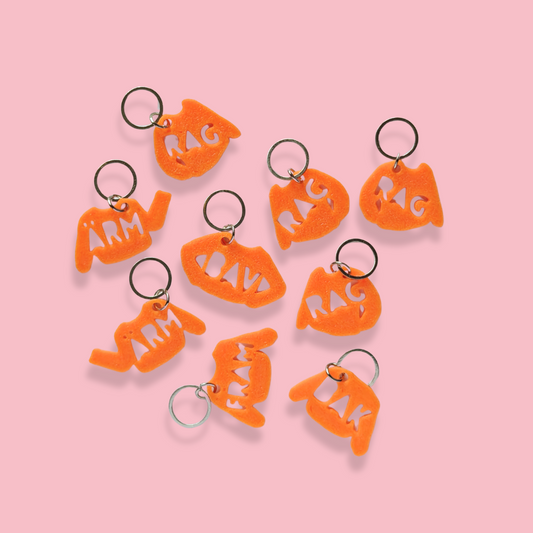 Stickmarkörer [orange set för tröjor]