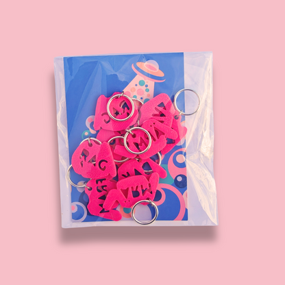 Stickmarkörer [rosa set för tröjor]