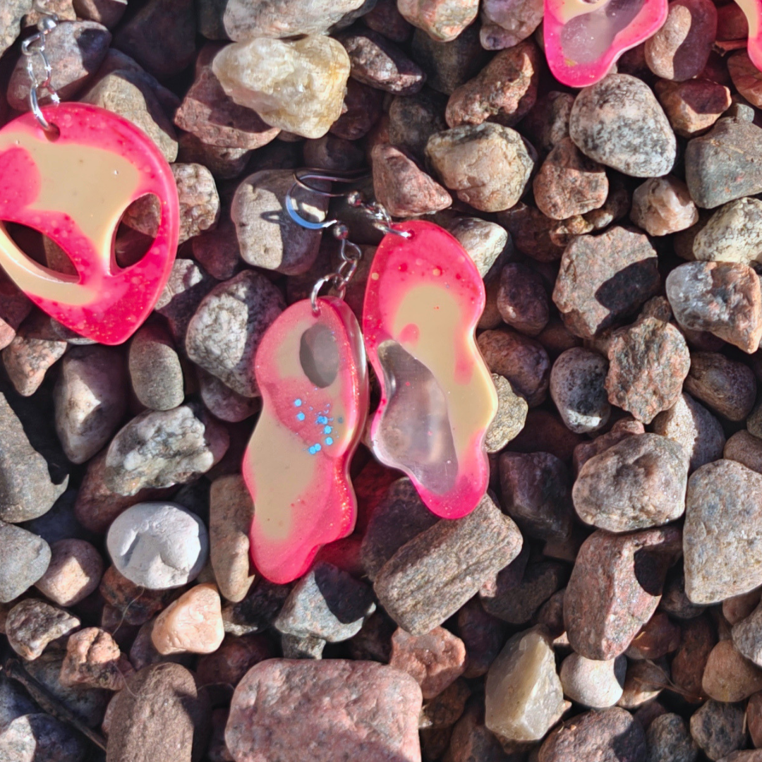 Örhängen [peach melba #1]