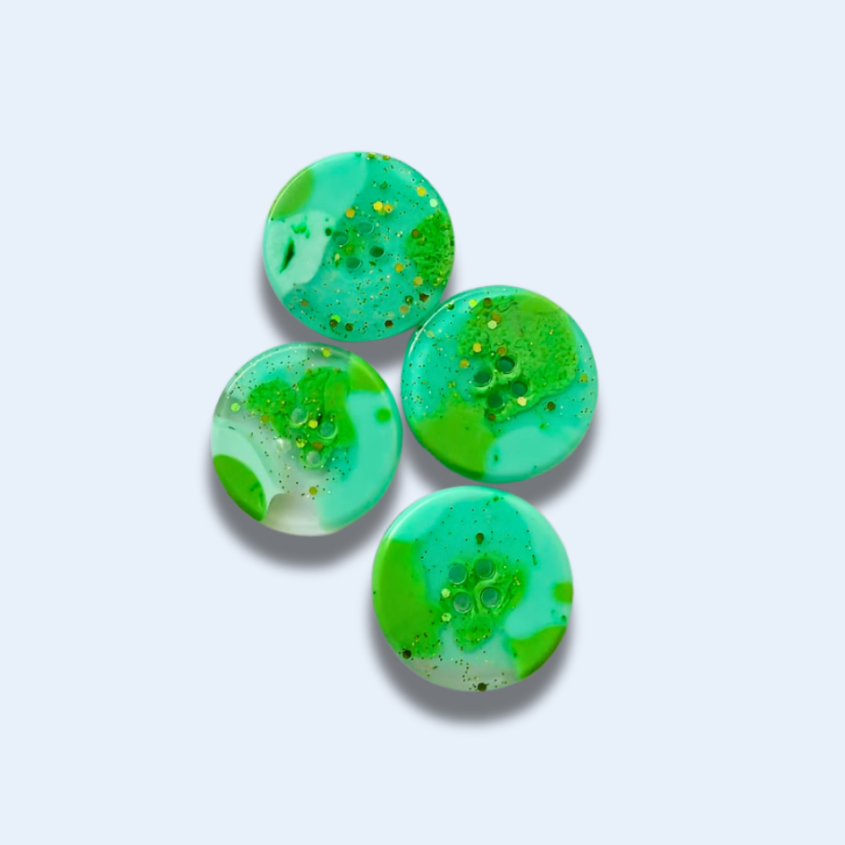 Knappar 25 mm [djungelflod, 4 st]