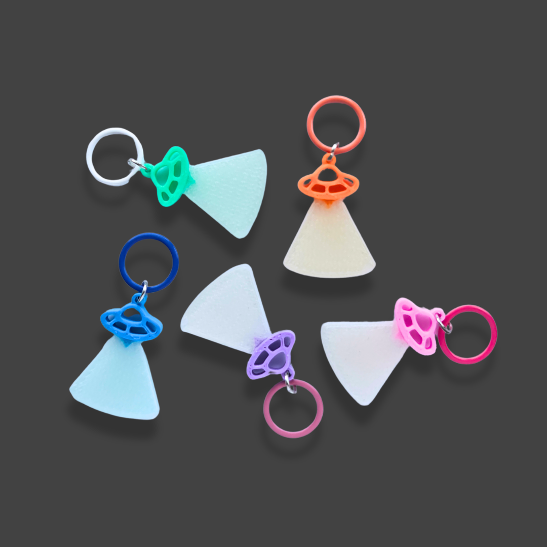 Stickmarkörer [självlysande ufon, 5 st]