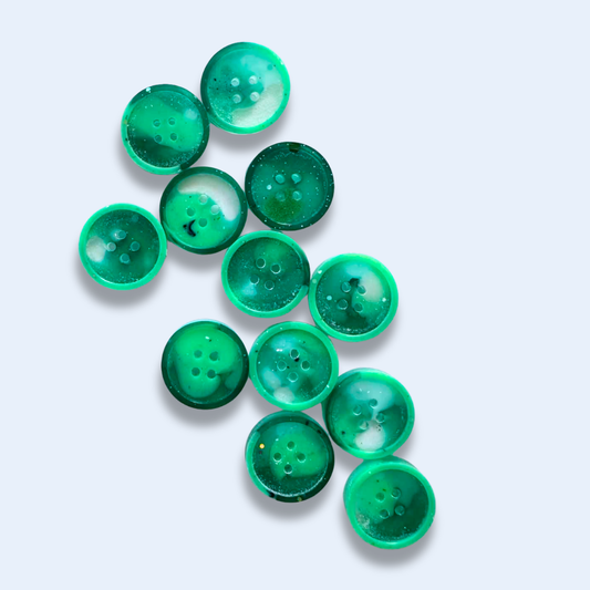 Knappar 20 mm [grönisar, styckvis]