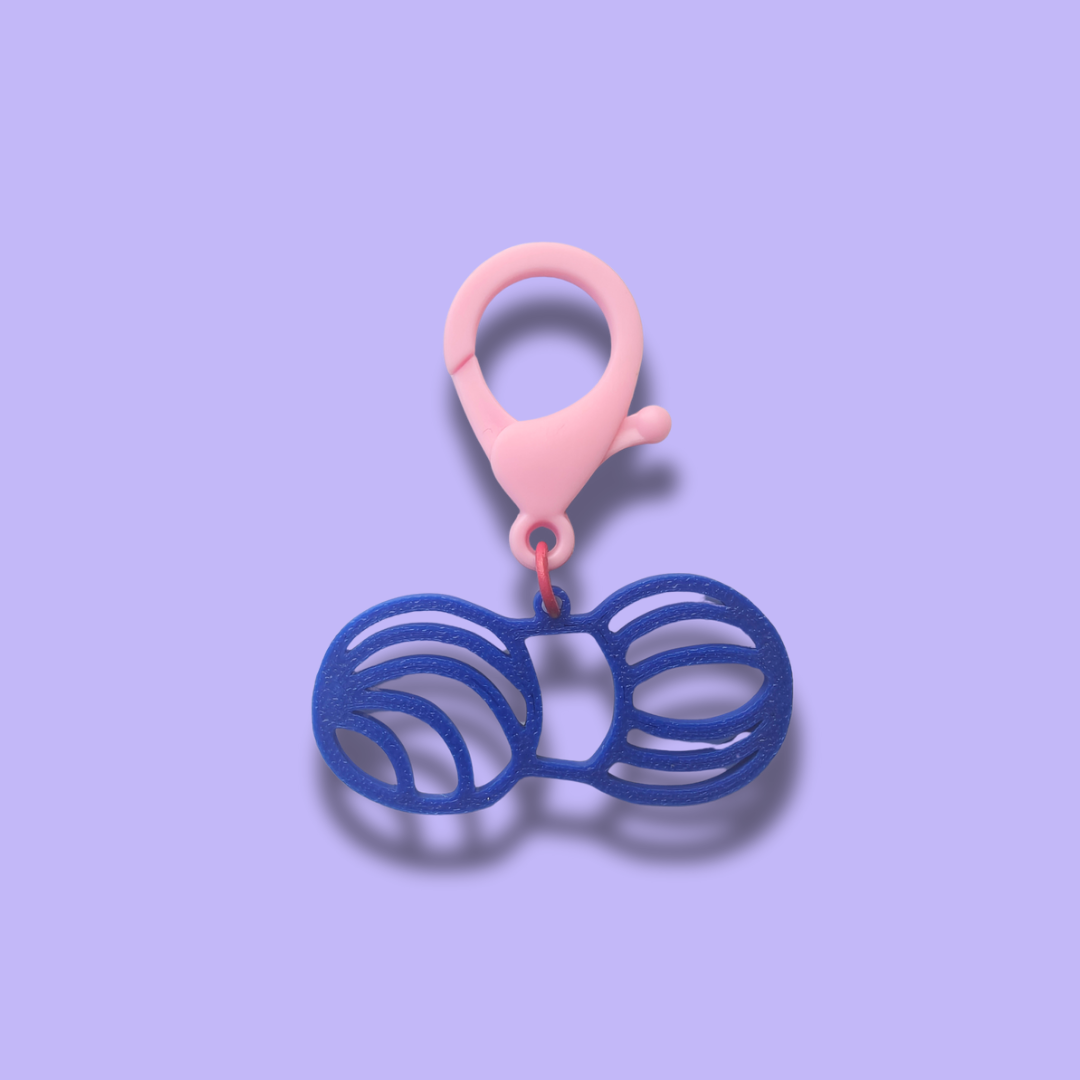 Markörkompis [blått nystan med större hake]