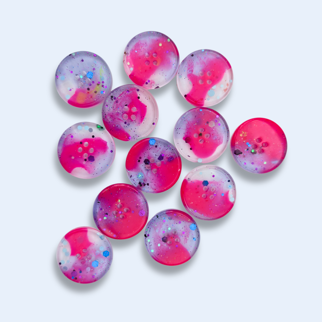 Knappar 25 mm [smink i vatten, styckvis]