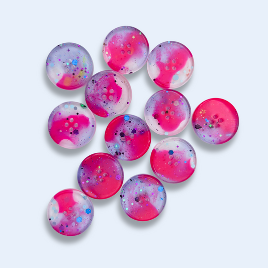 Knappar 25 mm [smink i vatten, styckvis]