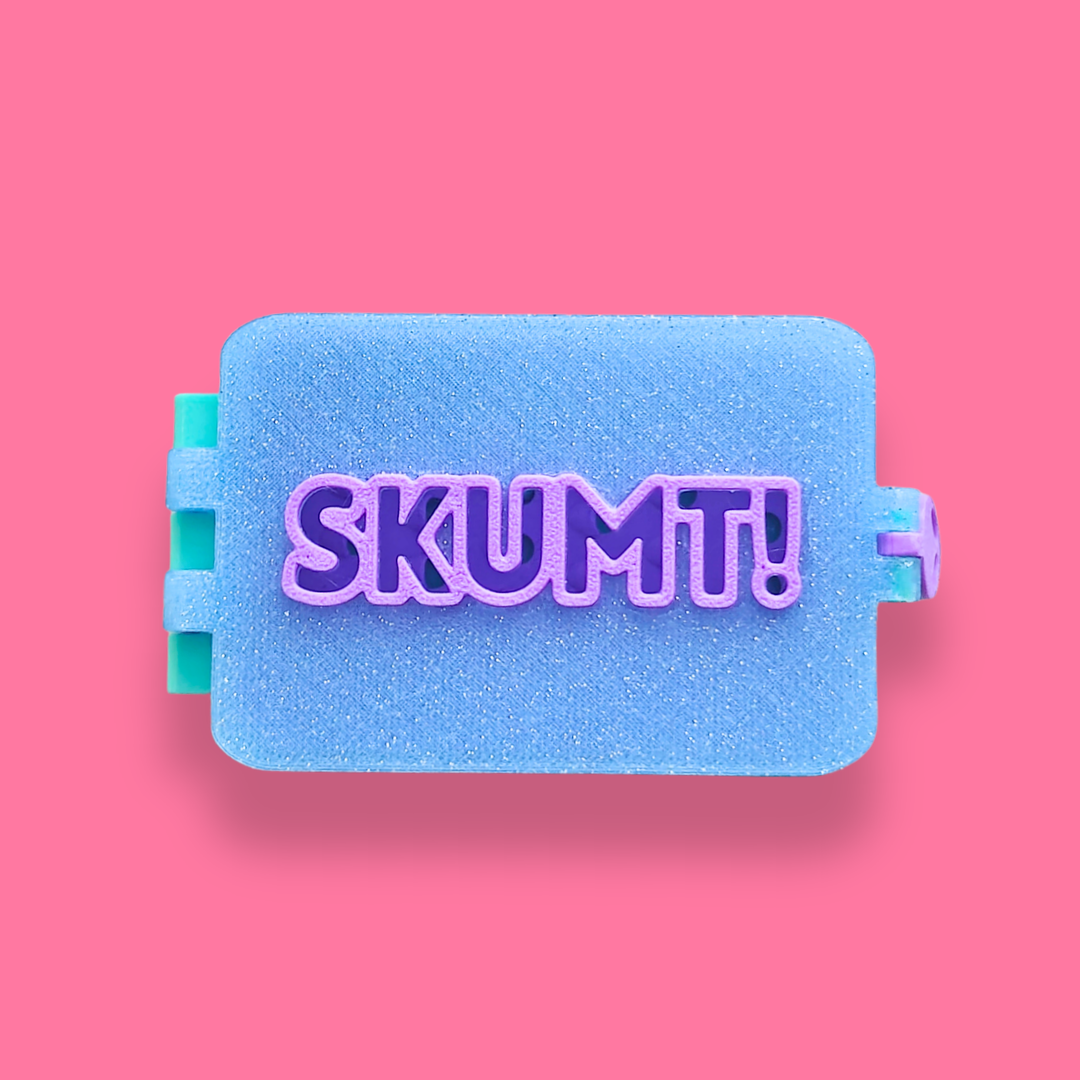 Tvålbox [mint/glitterblå]