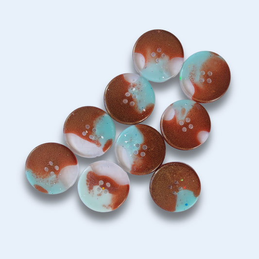 Knappar 25 mm [mintchoklad, styckvis]