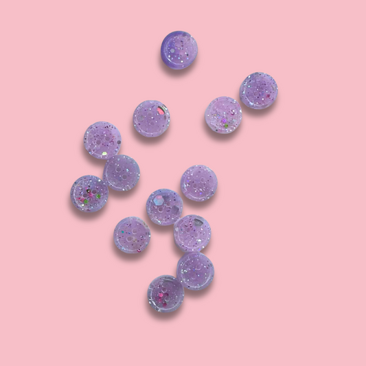 Knappar 10 mm [bleklila, styckvis]