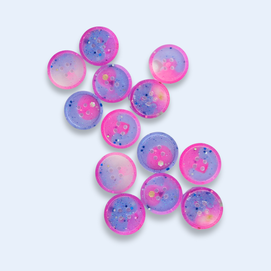 Knappar 20 mm [lilarosa, styckvis]
